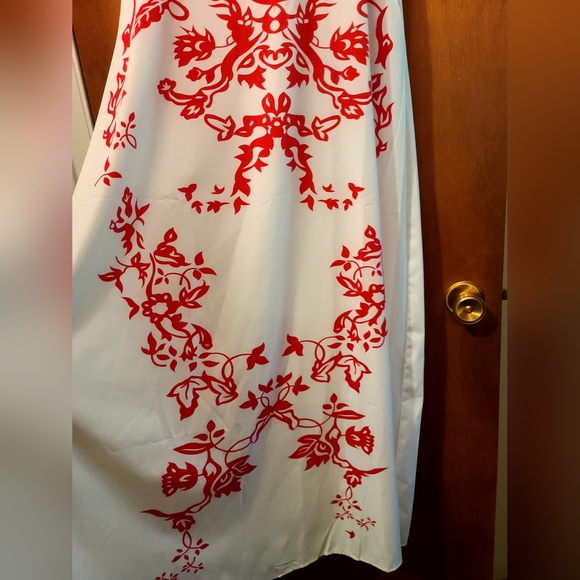 Full length gorgeous digital embroidered dress szM - Picture 9 of 9